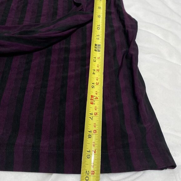 Outback Adventures Black Purple  Sleeveless Top  Size Medium USA - Picture 8 of 11